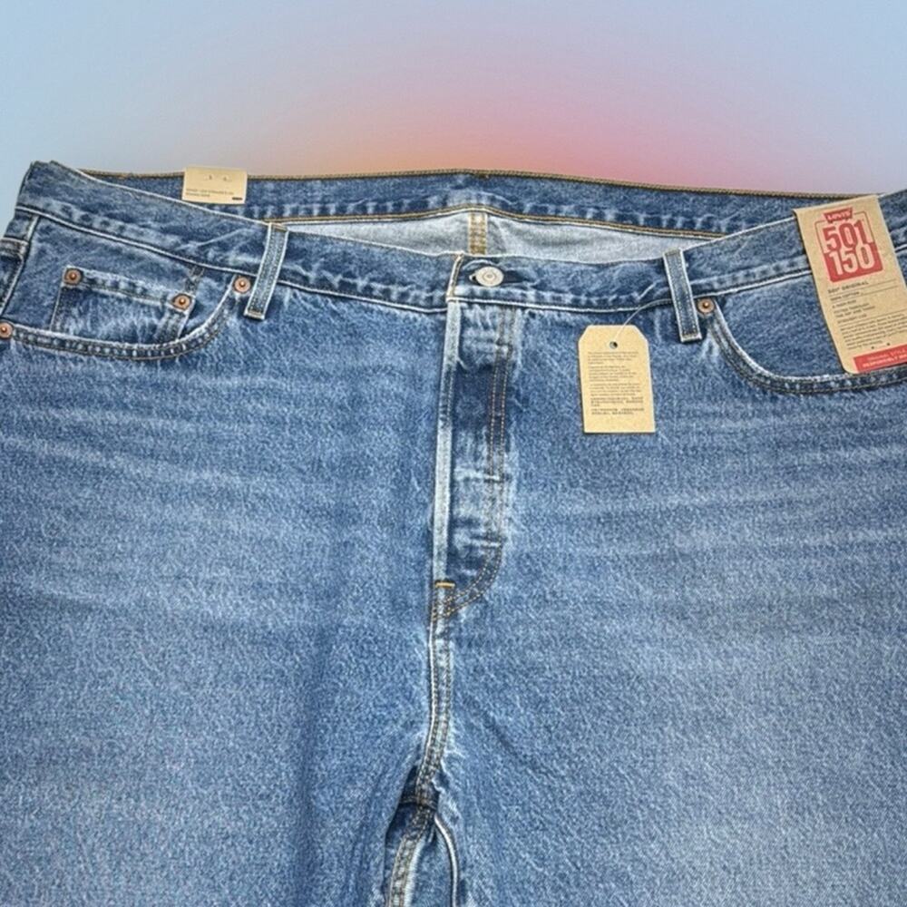 LEVI’S 501 Women’s 24W High Rise Button Fly Blue Jeans